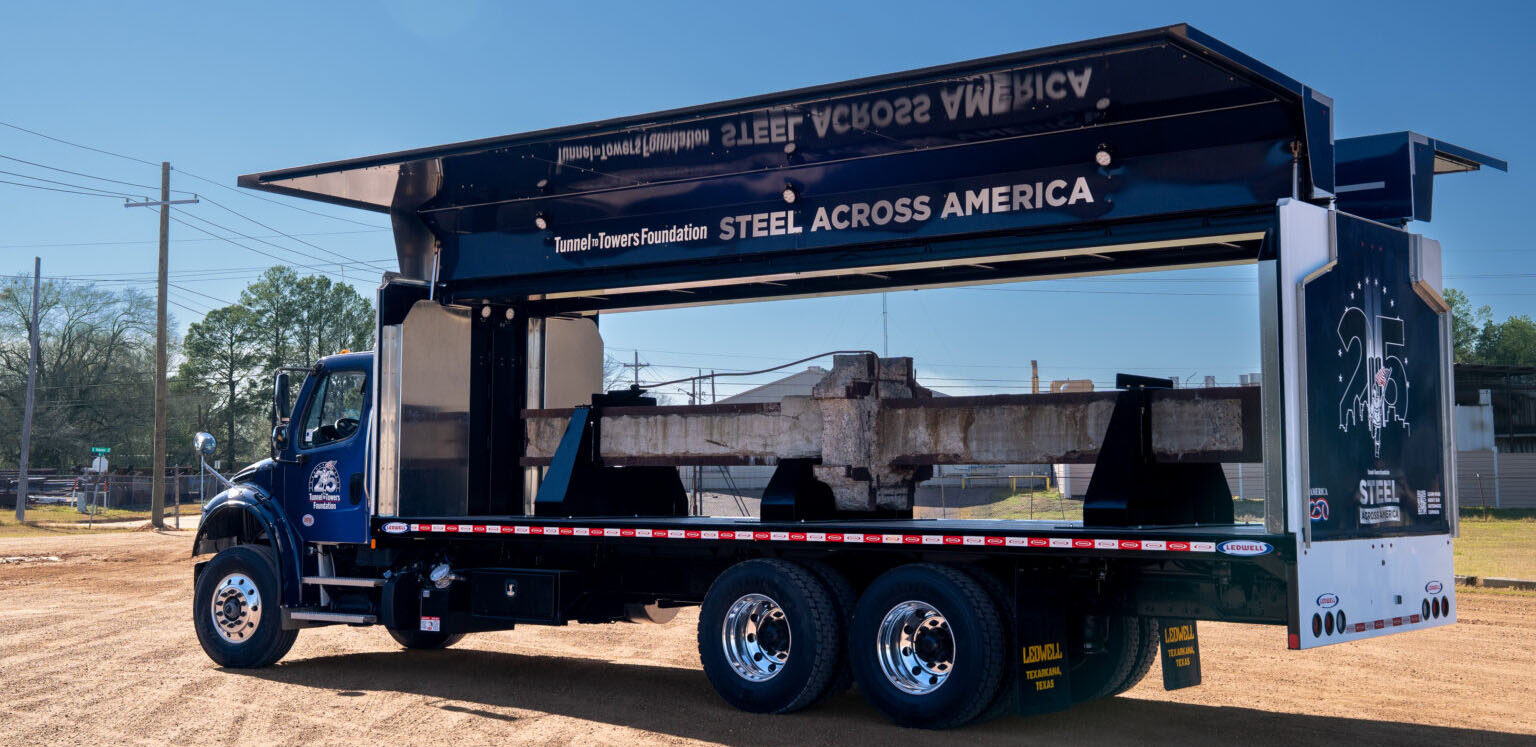 Special Trailer Used to Transport Steel Beam